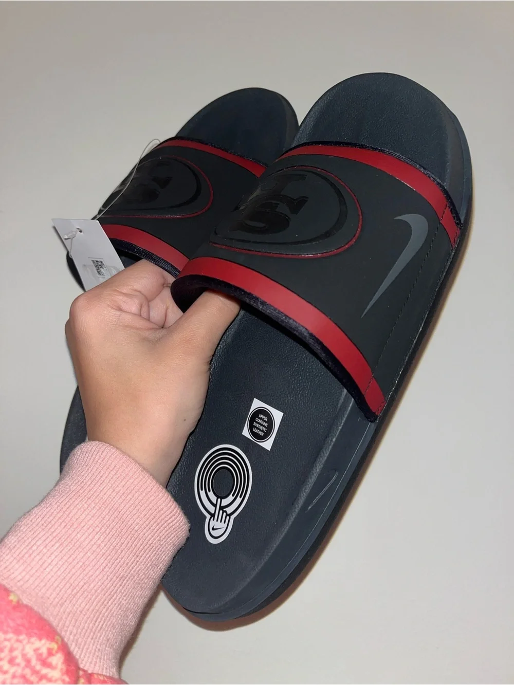 NWT San Fransisco 49ers Nike Slide Sandals